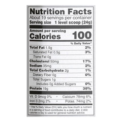 NOW Foods Organic Whey Protein naturally rich in BCAAs and protein.