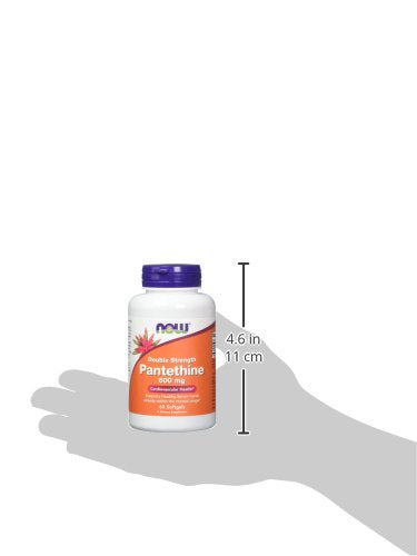 NOW Foods Pantethine 2-bottle pack emphasizing value and supply.