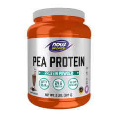 NOW Foods Pea Protein 24 g scoop for quick post-workout recovery
