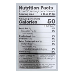 NOW Foods Pumpkin Seed Protein powder ingredients panel on tub highlights purity