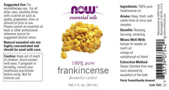 Now Foods Pure Frankincense Oil pack of 3 bottles for ongoing fragrance and ritual blending