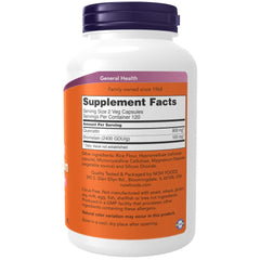 NOW Foods Quercetin with Bromelain capsules closeup reveal capsule texture and quality.