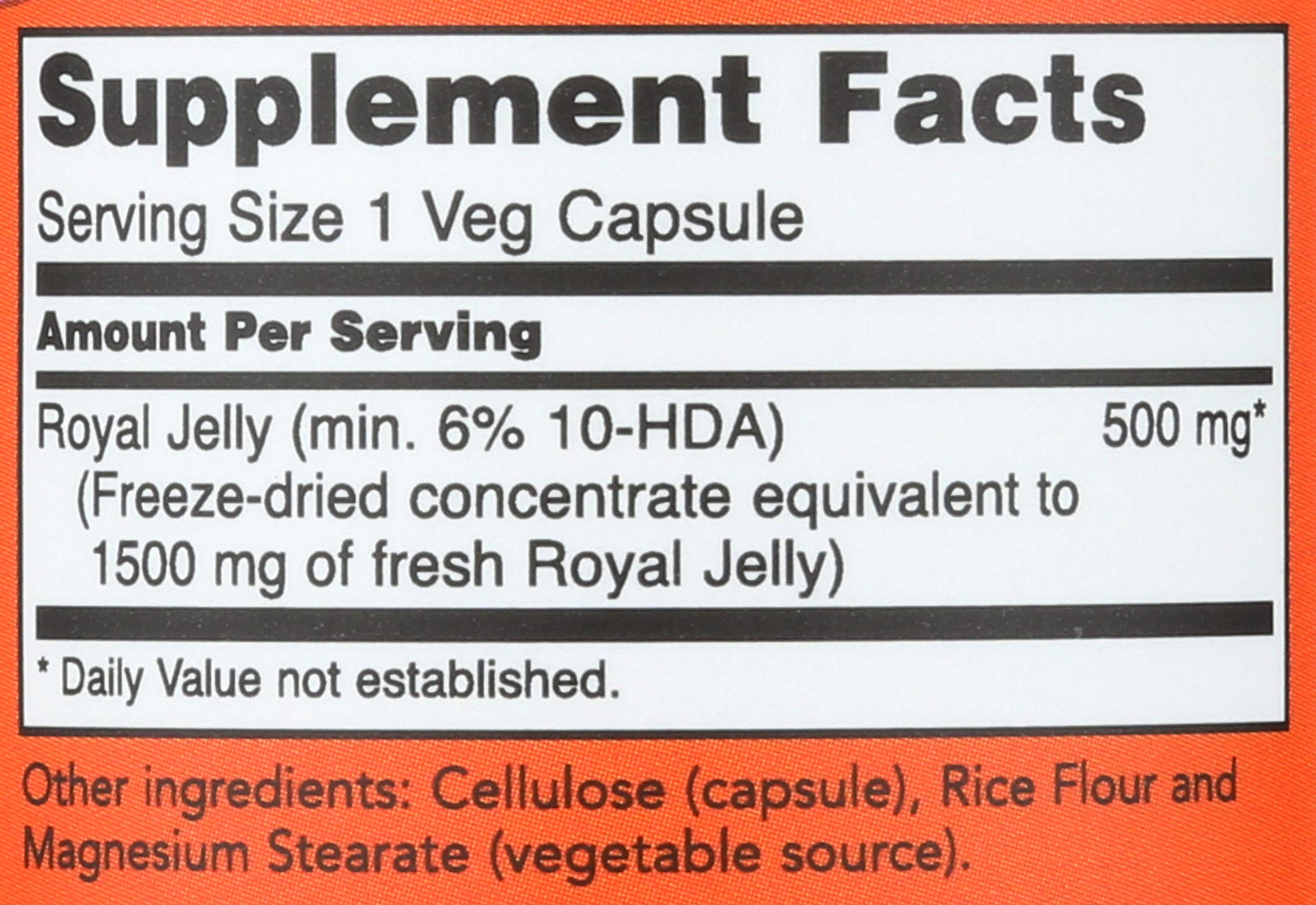 NOW Foods Royal Jelly 1500mg two-pack outer box showing value.