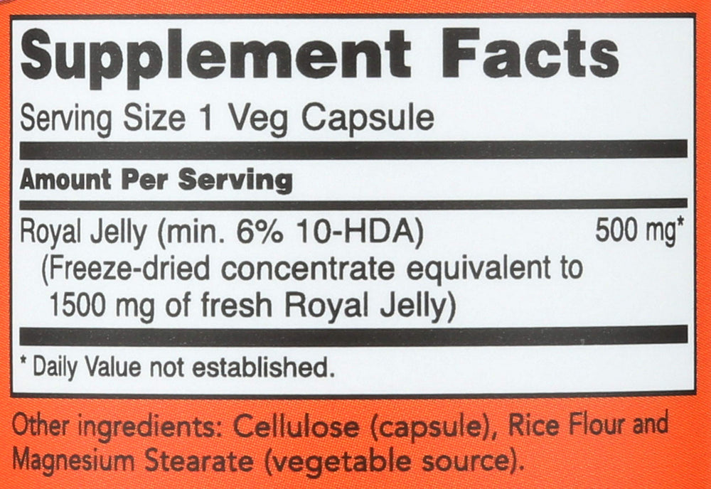 NOW Foods Royal Jelly 1500mg two-pack outer box showing value.