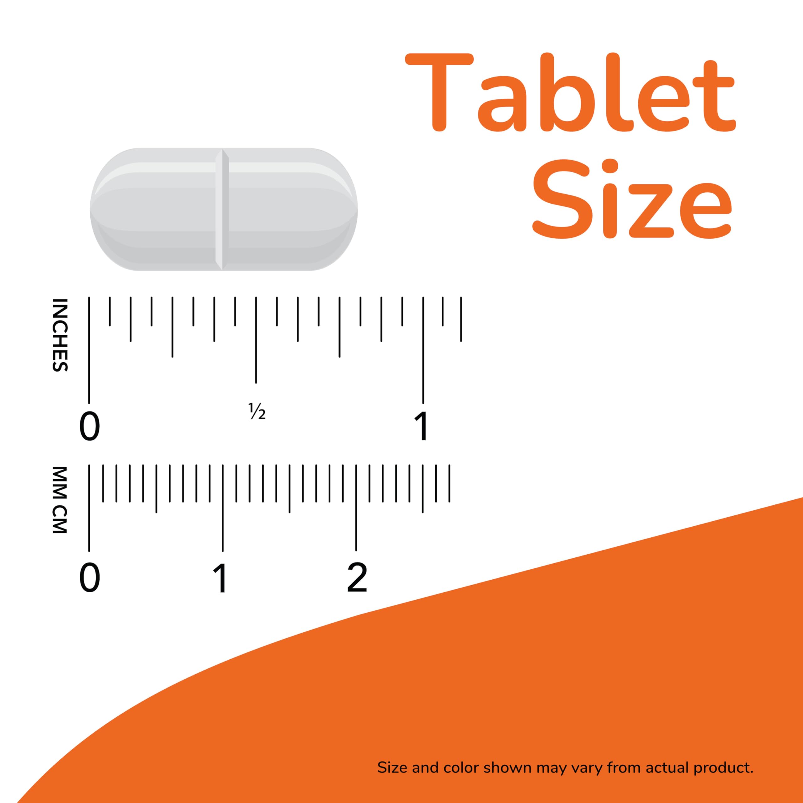 NOW Foods SAMe oval tablet side view demonstrating compact, easy daily dosing.