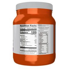 NOW Foods Chicken Bone Broth Powder scoop beside bottle for easy mixing