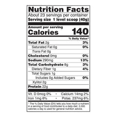 NOW Foods Plant Protein Complex label detail highlights GMP and non-GMO claims.