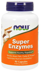 NOW Foods NOW Super Enzymes bottle for digestion support with meals
