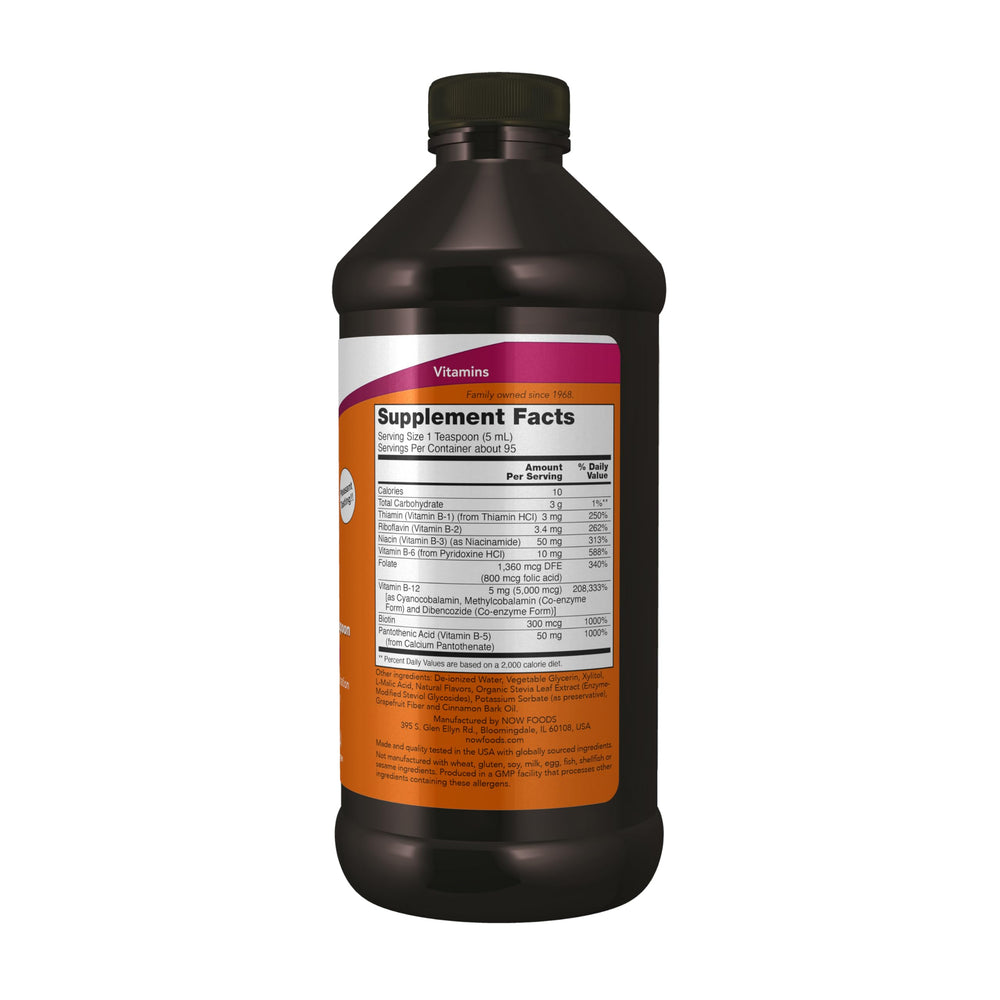 NOW Foods Ultra B-12 Liquid with dropper for easy daily dosing