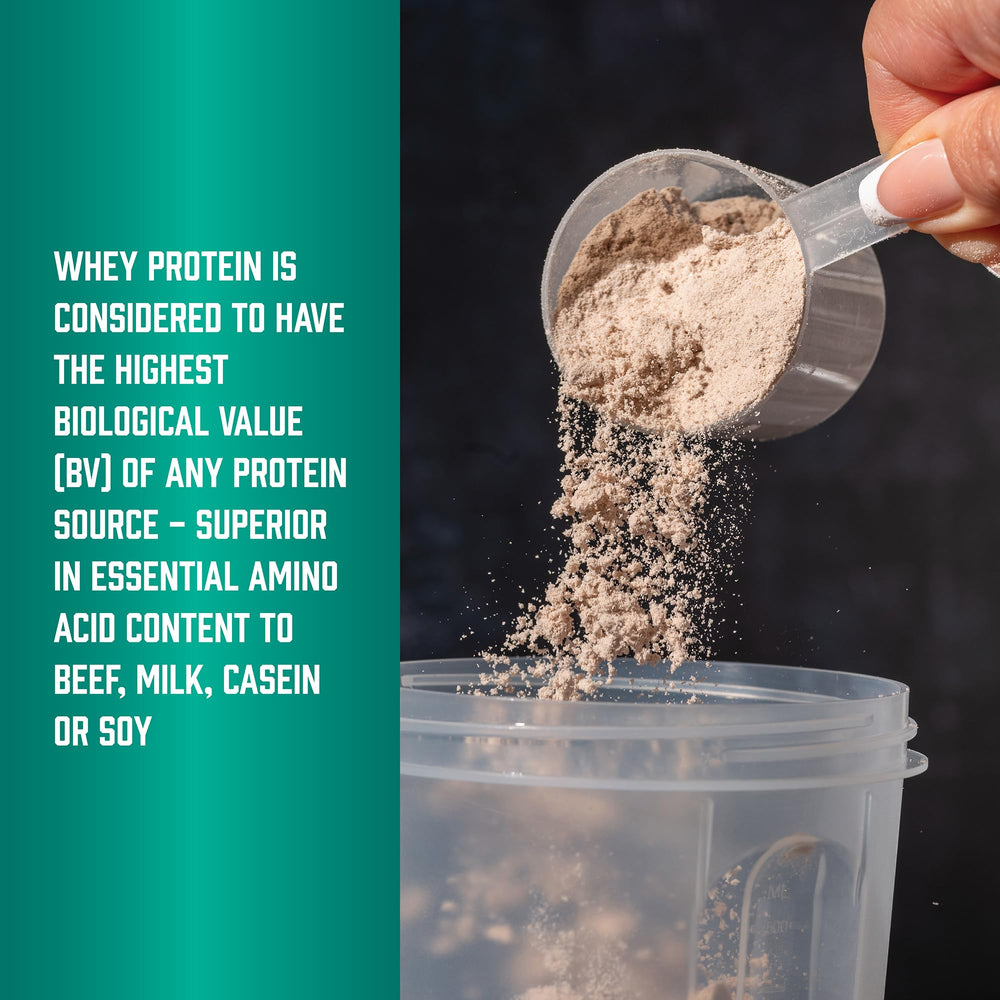 NOW Foods Whey Protein with athlete during training session.