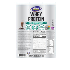 NOW Foods Whey Protein Creamy Chocolate shaker for convenient post-workout shakes