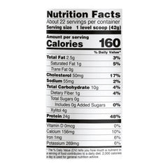 NOW Foods Whey Protein bottle beside energy bars for fueling workouts.
