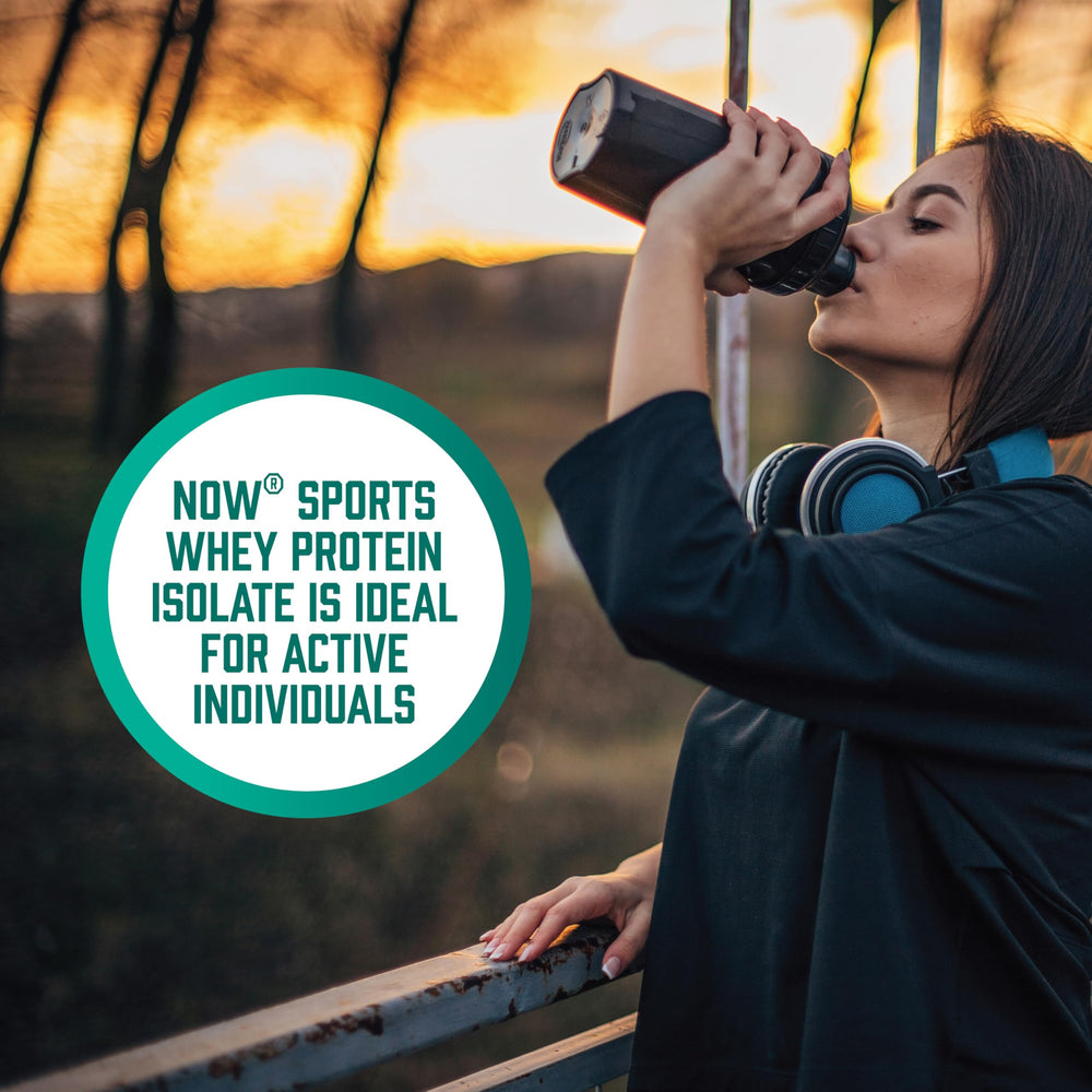 NOW Foods Whey Protein Isolate post-workout option after training