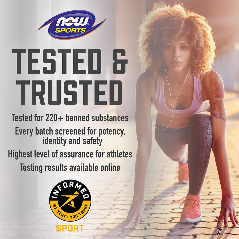 NOW Foods Dextrose powder texture showing a fine, versatile carbohydrate fuel.