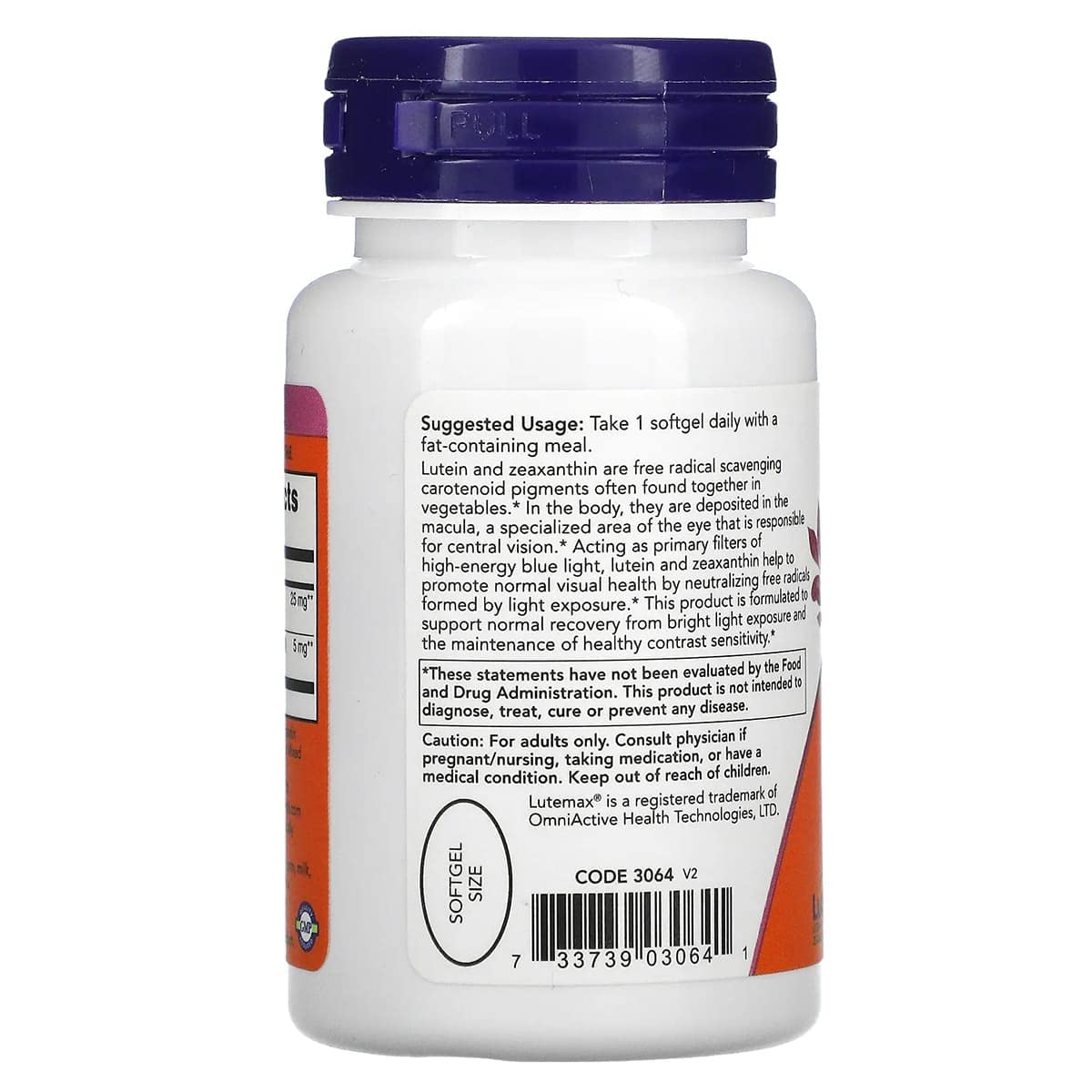 NOW Foods lutein zeaxanthin softgels provide convenient daily eye support