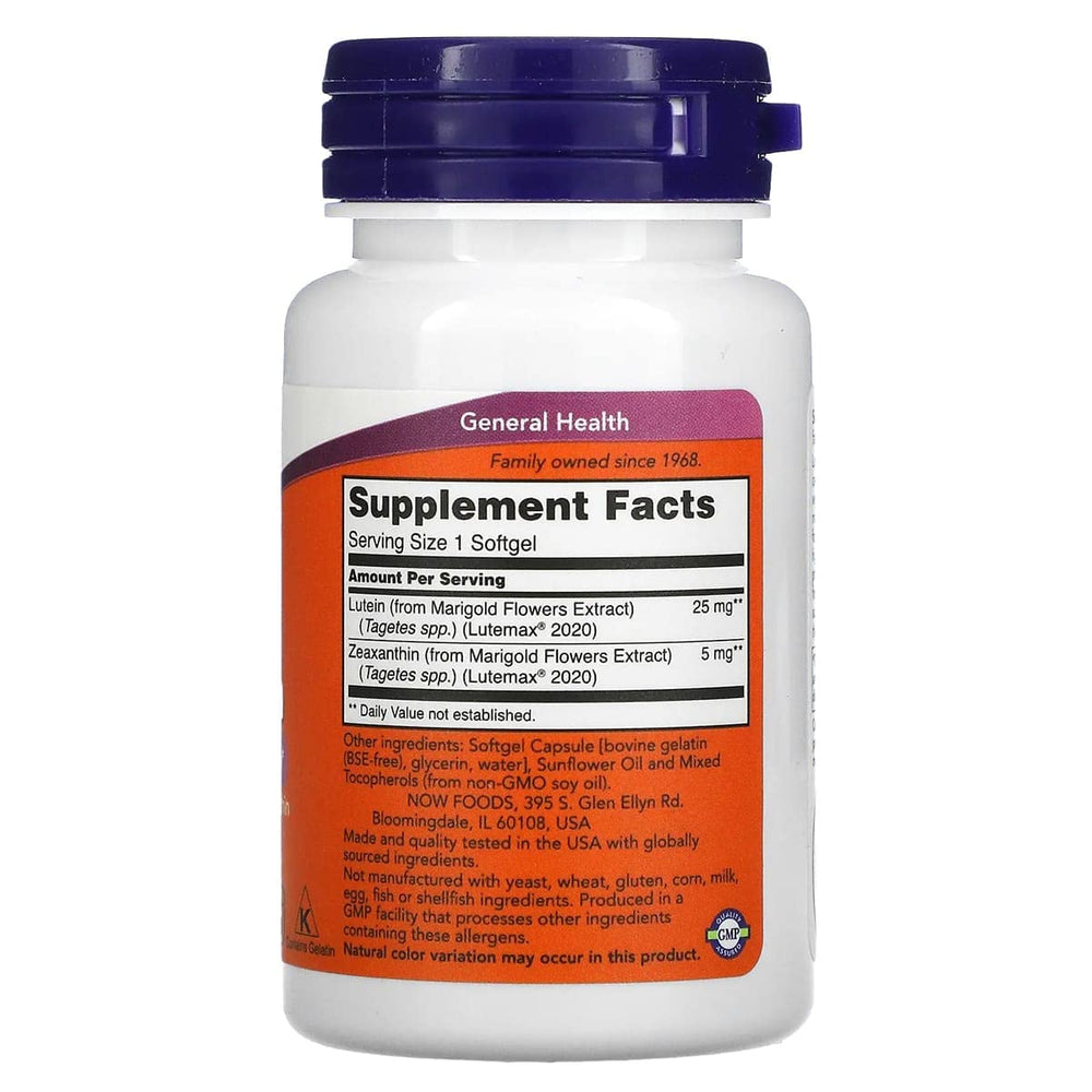 NOW Foods twin-pack packaging offers value and ongoing macular care