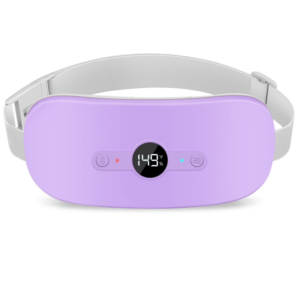 NOWWISH heating pad battery display shows charge level for cordless use