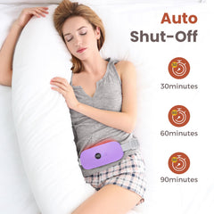 NOWWISH heating pad adjustable elastic band fits waists securely