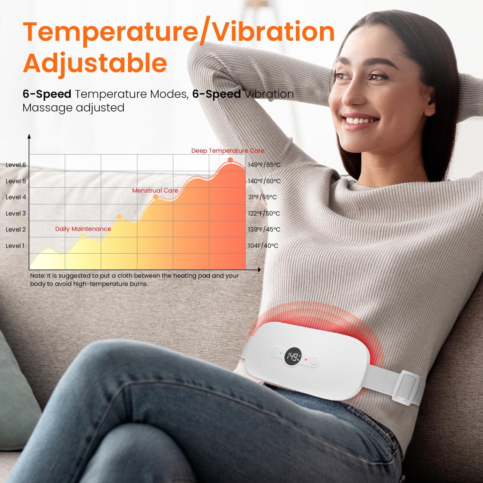 NOWWISH heating pad in a gift box makes a thoughtful present for her.