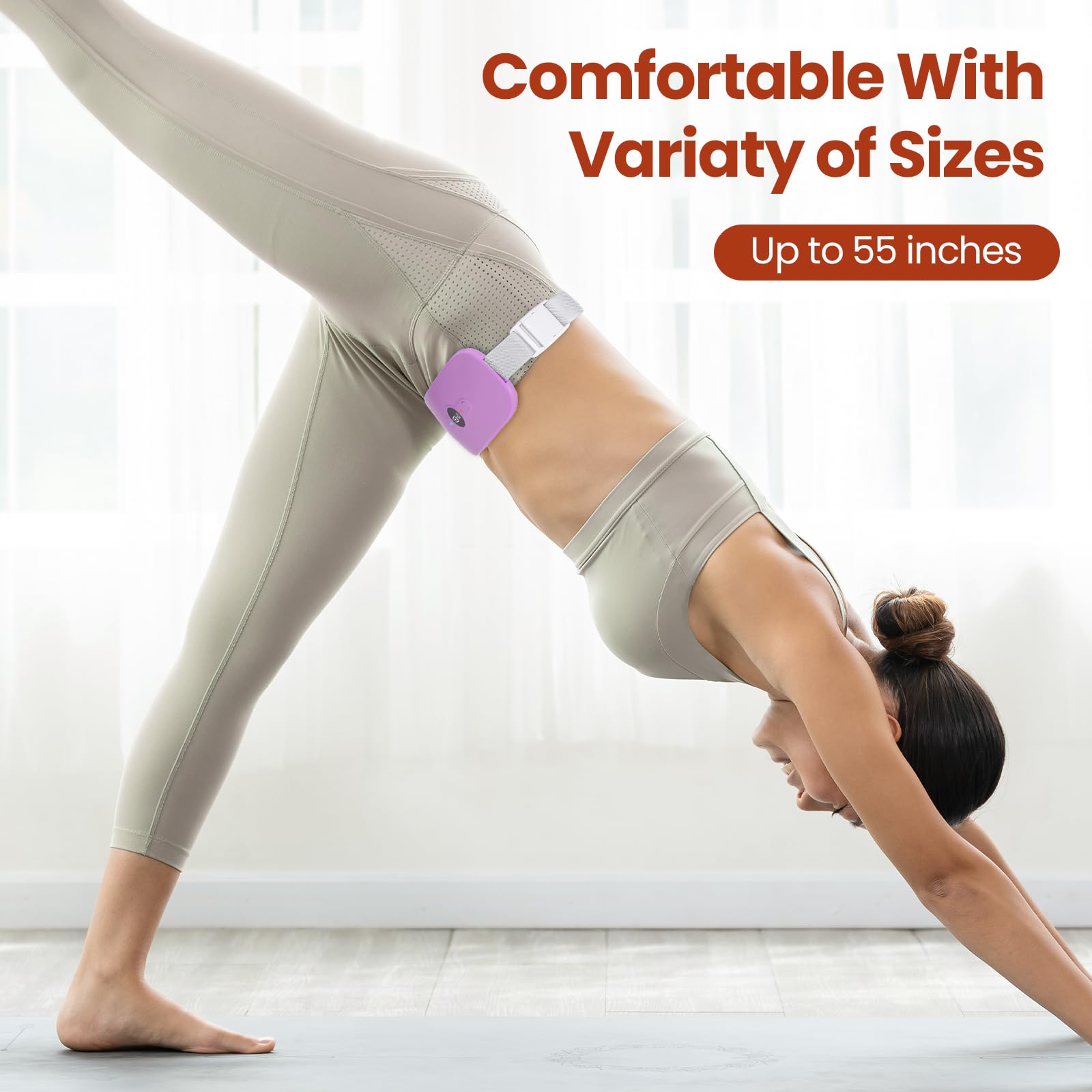 NOWWISH heating pad soft velvet cover enhances comfortable use