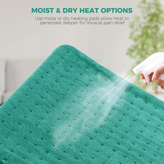 NOWWISH ultra-soft flannel surface delivers cozy warmth across shoulders and back.