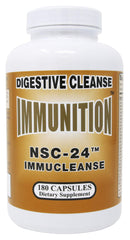 NSC Immunition Immucleanse bottle front shows digestive detox support and capsule count