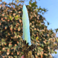 NsmjodStone hatchet 4in offers versatile display and gifting options.