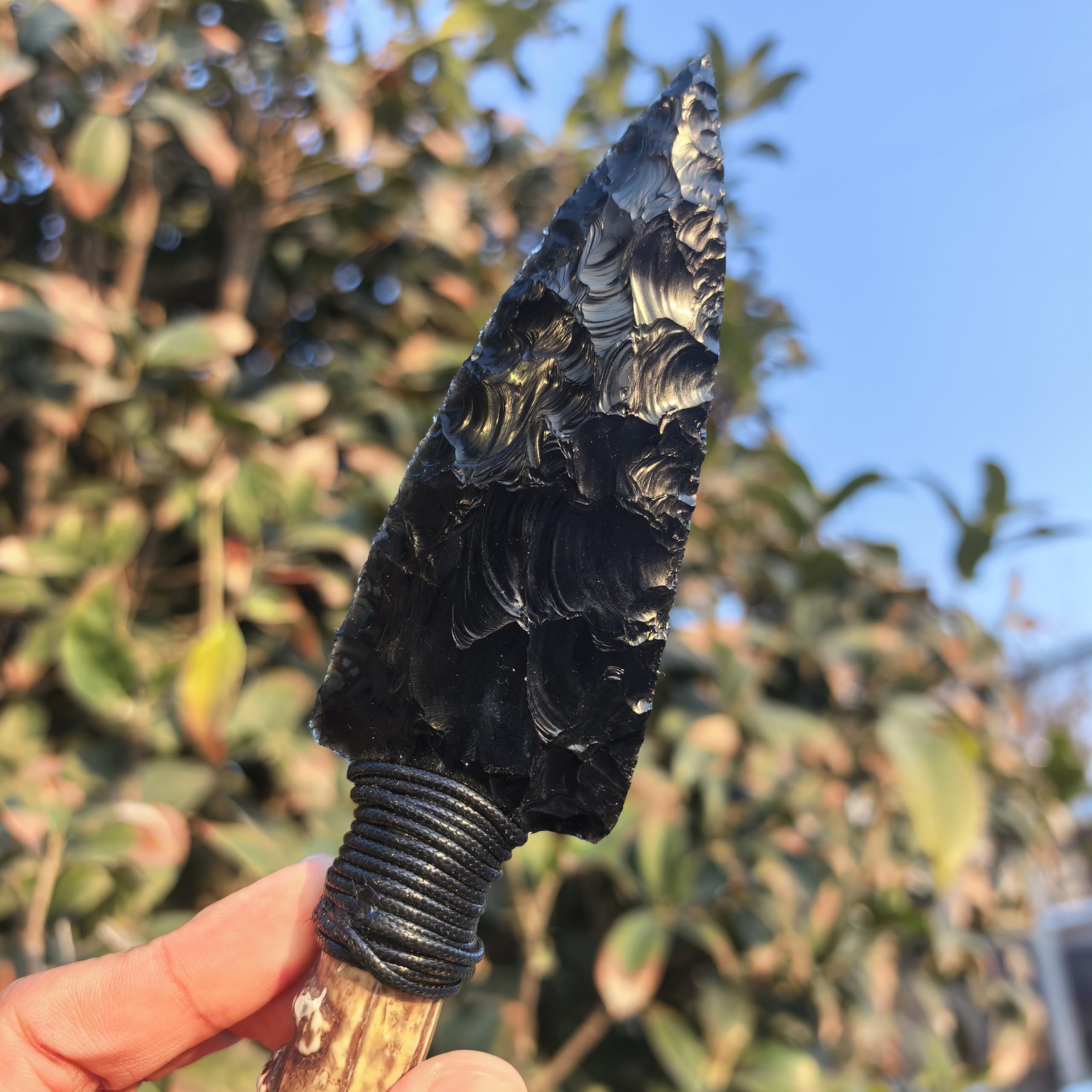 NsmjodStone opal-obsidian crystal captures unique energy for display