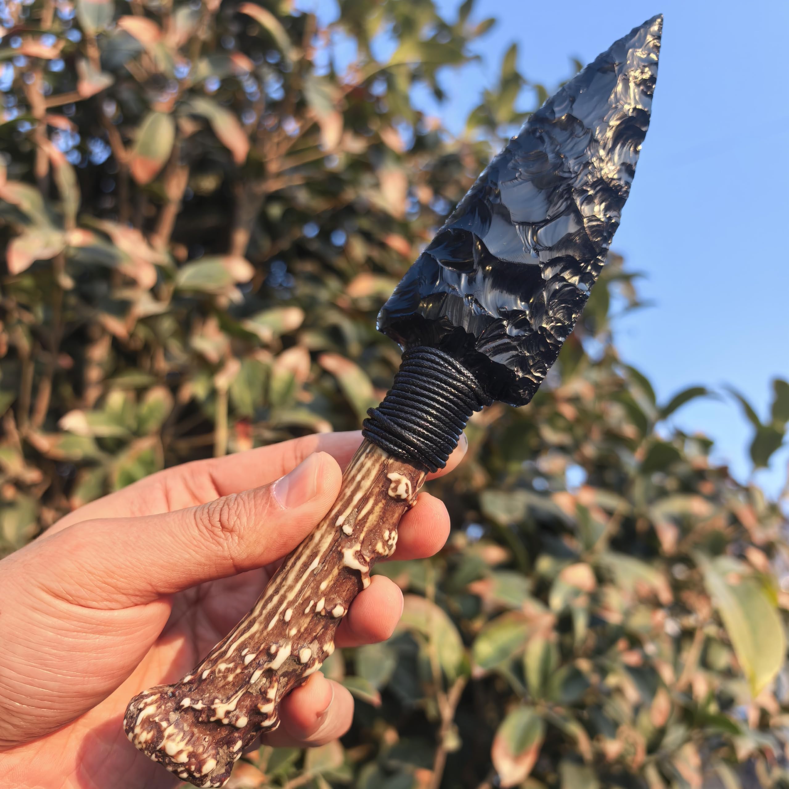 NsmjodStone resin-handle arrowknife with smooth grip and ceremonial style