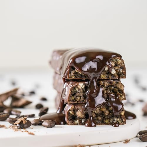 NuGo Dark Chocolate Pretzel bar dipped in real chocolate for rich texture