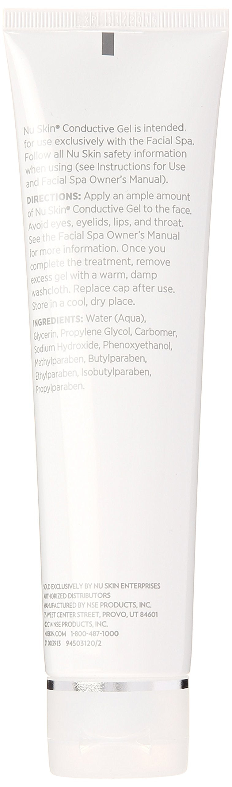 Nu Skin Conductive Gel spa session glide for smooth, comfortable treatments.