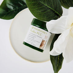 Nu Skin ProBio PCC on-the-go routine suggests convenient daily capsule intake.