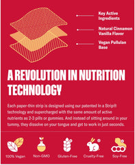 NuStrips recyclable packaging highlights eco-friendly design.