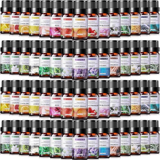 Nuanchu 60-oil set for diffuser use and mood enhancement.