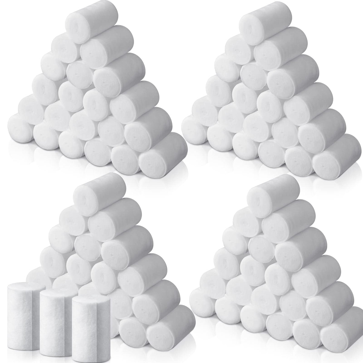 Nuanchu cast padding wrap roll, 100 pieces individually packed for versatile uses