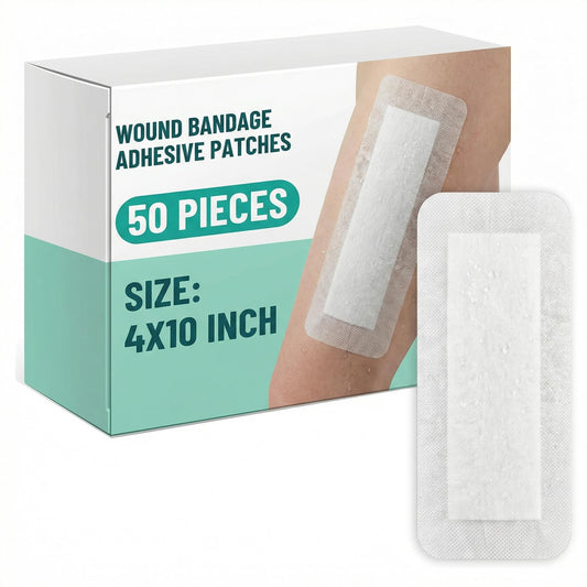 Nuanchu island dressing bordered gauze 4x10 inches for daily protection.