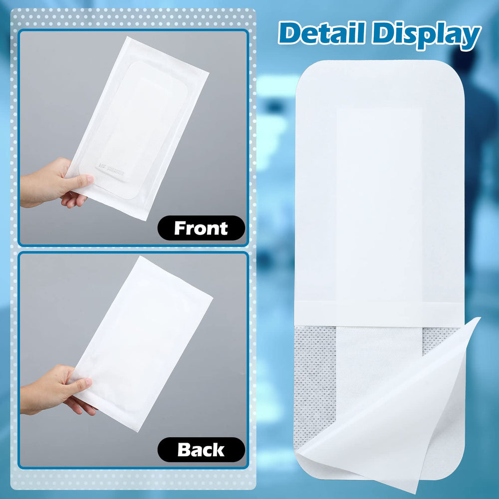 Non-stick central pad eases removal and protects the wound.