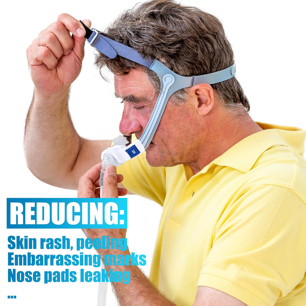 Breathable moisture-absorbing material helps keep skin refreshed.