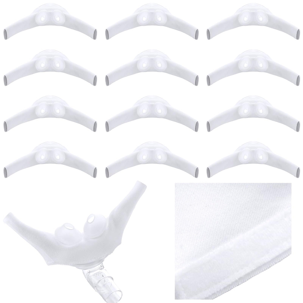 Nuanchu nasal pillow liner packaging shows 24 pieces for CPAP comfort.
