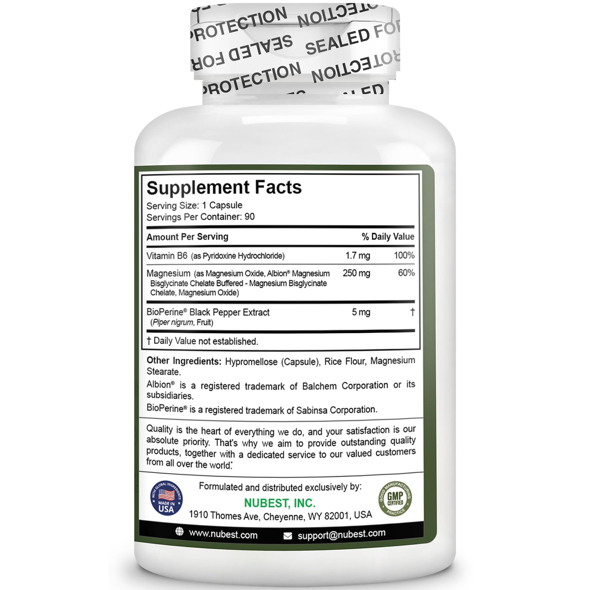 NuBest daily dose capsule demonstrates a simple one-capsule regimen.