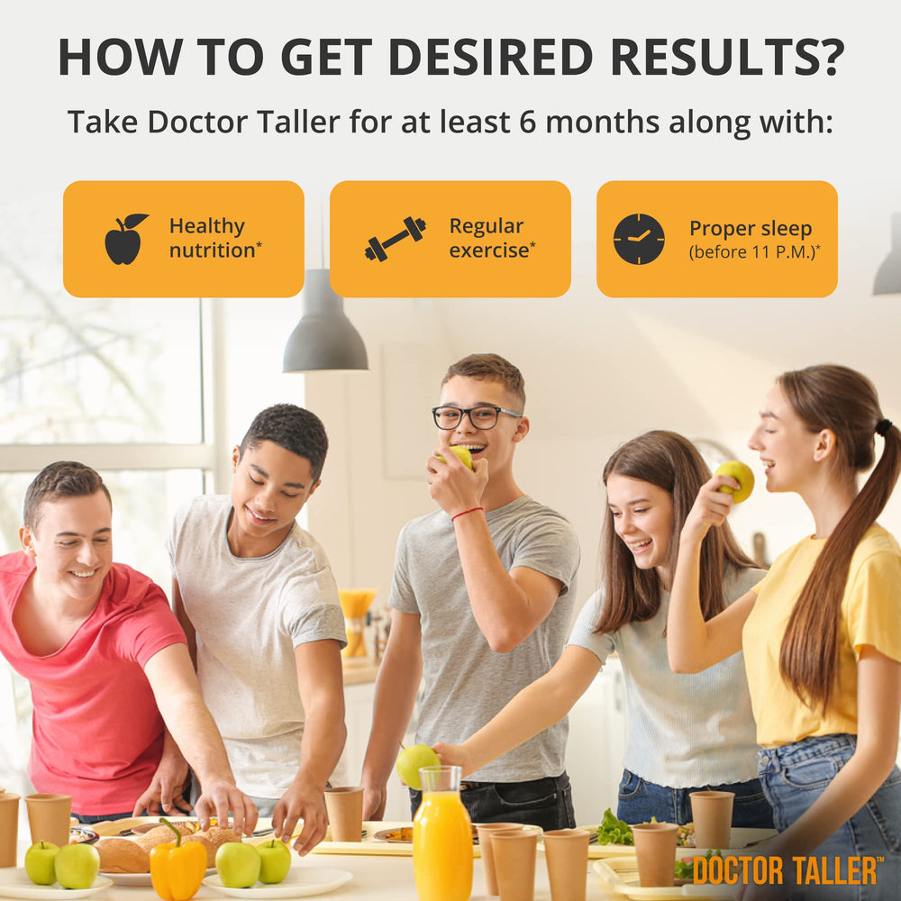 NuBest Doctor Taller ingredient blend photo highlights amino acids and herbs.