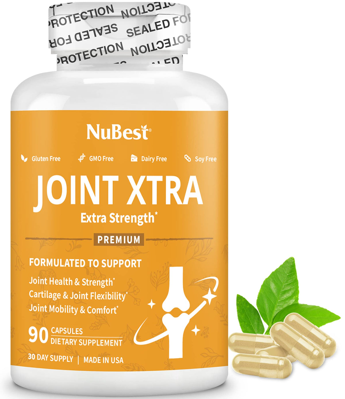 NuBest Joint Xtra bottle with daily capsules for ongoing joint nourishment