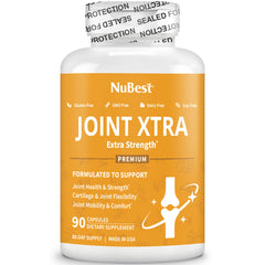NuBest Joint Xtra box on a shelf ready for everyday use