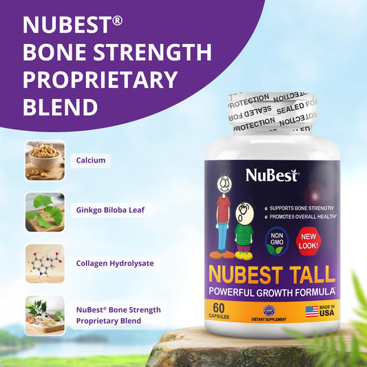 Calcium capsules from NuBest Tall for growing bones