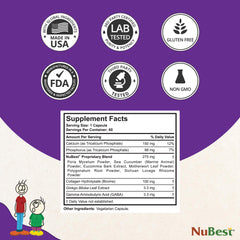 NuBest Tall collagen bone‑support capsules shown for bone health