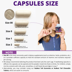 NuBest Tall GABA and Gingko capsules for calm sleep and focus