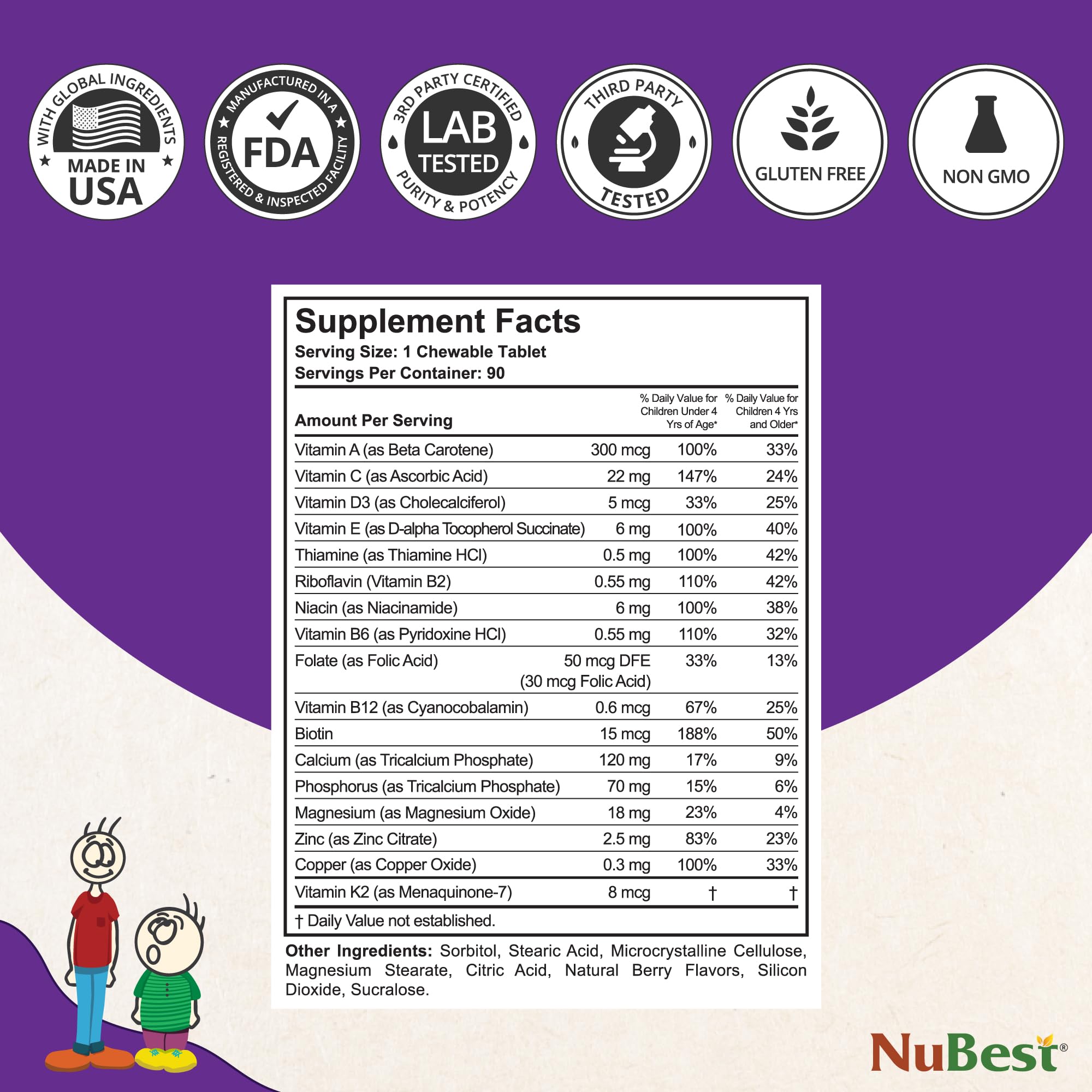 Serving idea for NuBest Tall Kids in a kid-friendly daily routine