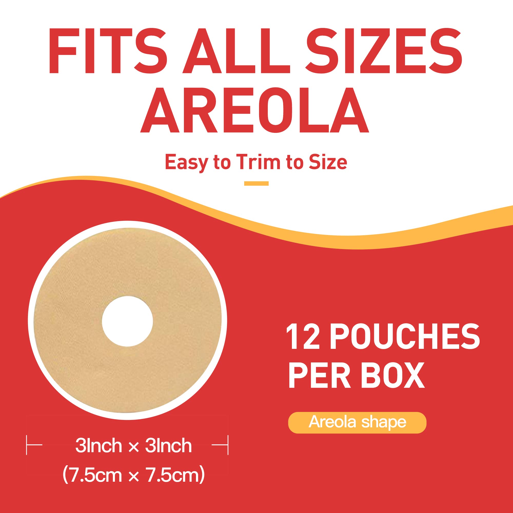 Nubical sheet can be cut to fit your scar shape for a precise fit