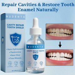 NUDENTA Odontic Repair enamel glow indicating enhanced surface integrity.