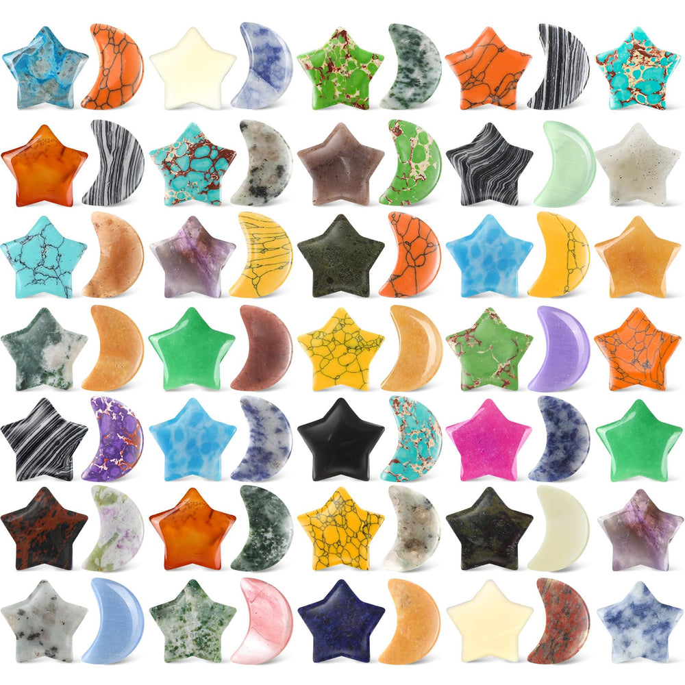 Nuenen star worry stone polished for calming focus and decorative display.